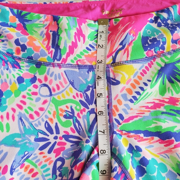RARE Lilly Pulitzer Leggings Large Rochelle Weekender Capri Dancing on Deck‎ L - Picture 13 of 16